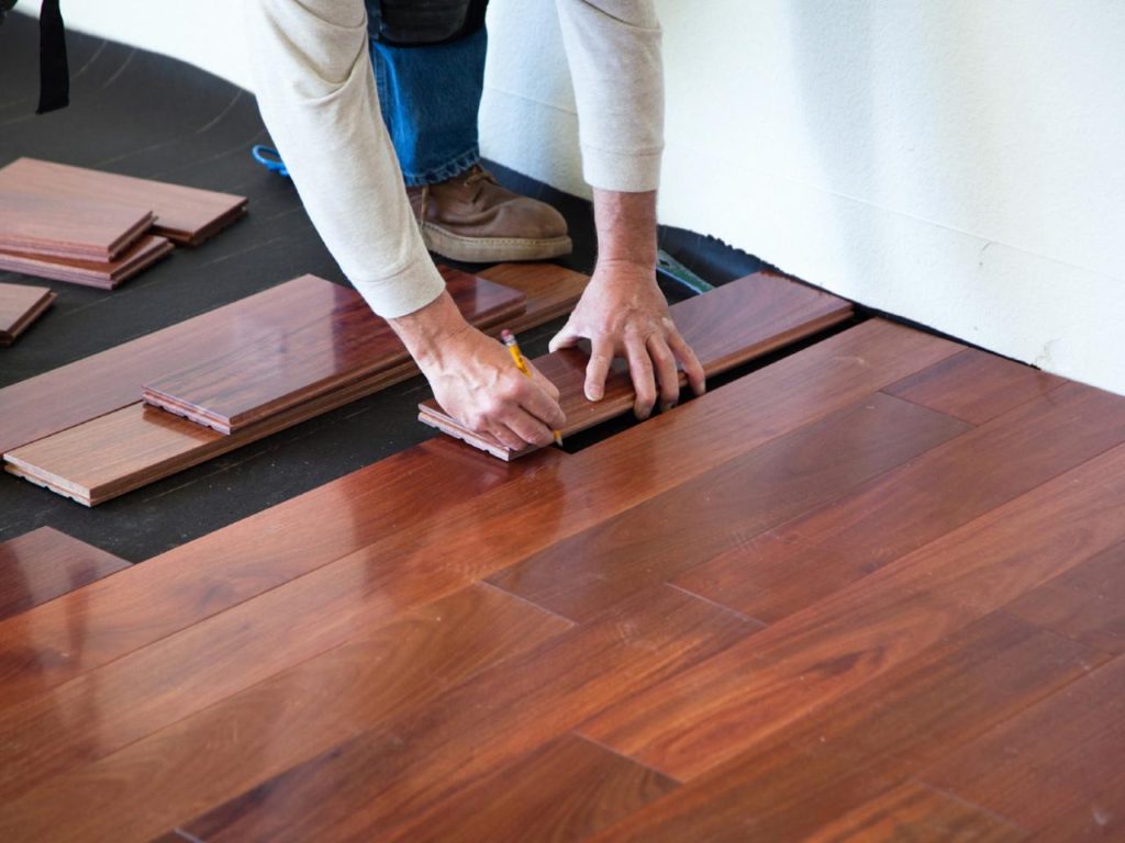 Professional tile flooring installation