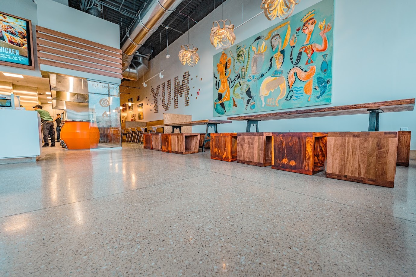 Professional flooring surface preparation