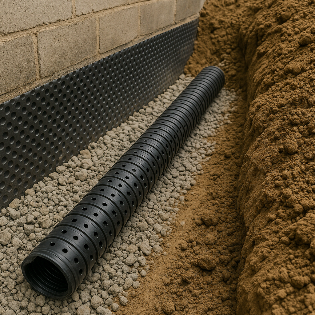 Wall drainage and moisture control