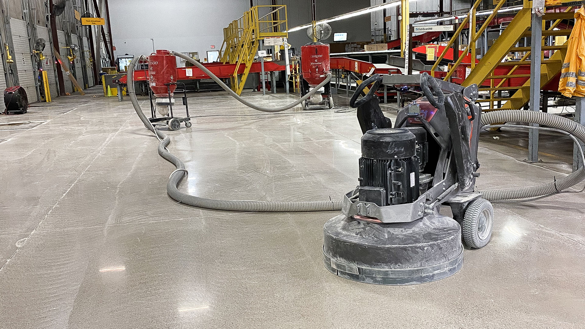 Professional floor grinding