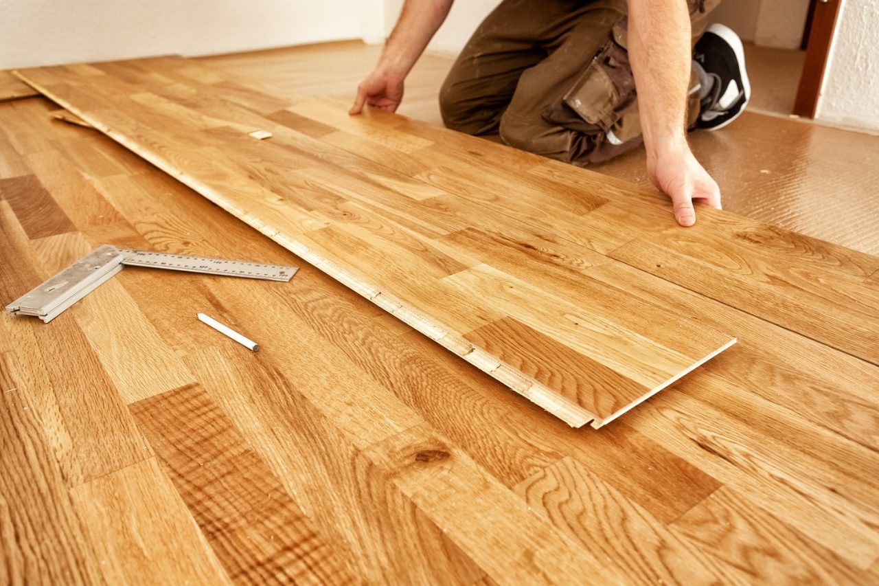 Solid hardwood flooring