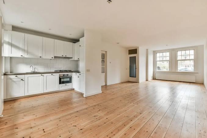 Apartment area with modern flooring